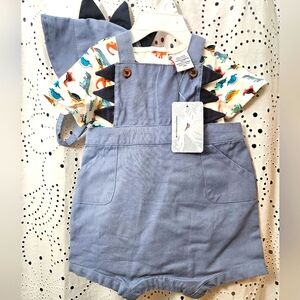 6-9month Tommy Bahama Dinosaur 3 piece set